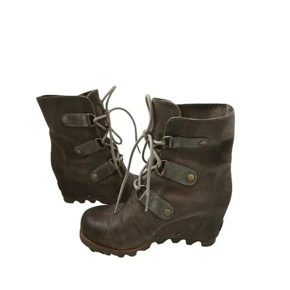 Sorel Women’s Joan of Arctic Wedge Boots Size 7 - Picture 6 of 9